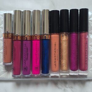 Anastasia Lip Gloss & Liquid Lipstick Lot